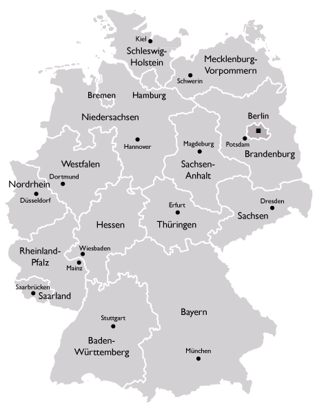 Karte der KVen - Berlin