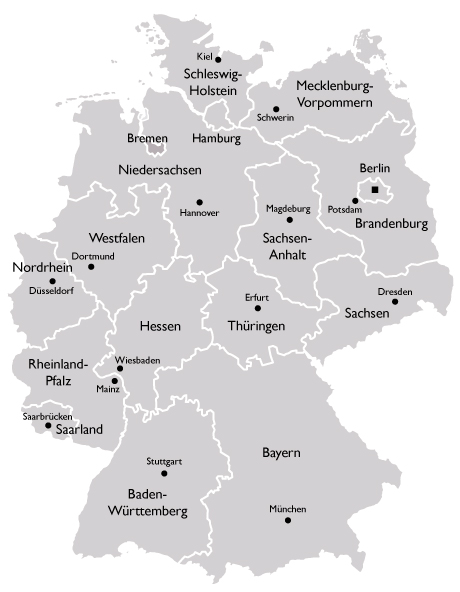 Karte der KVen - Bremen